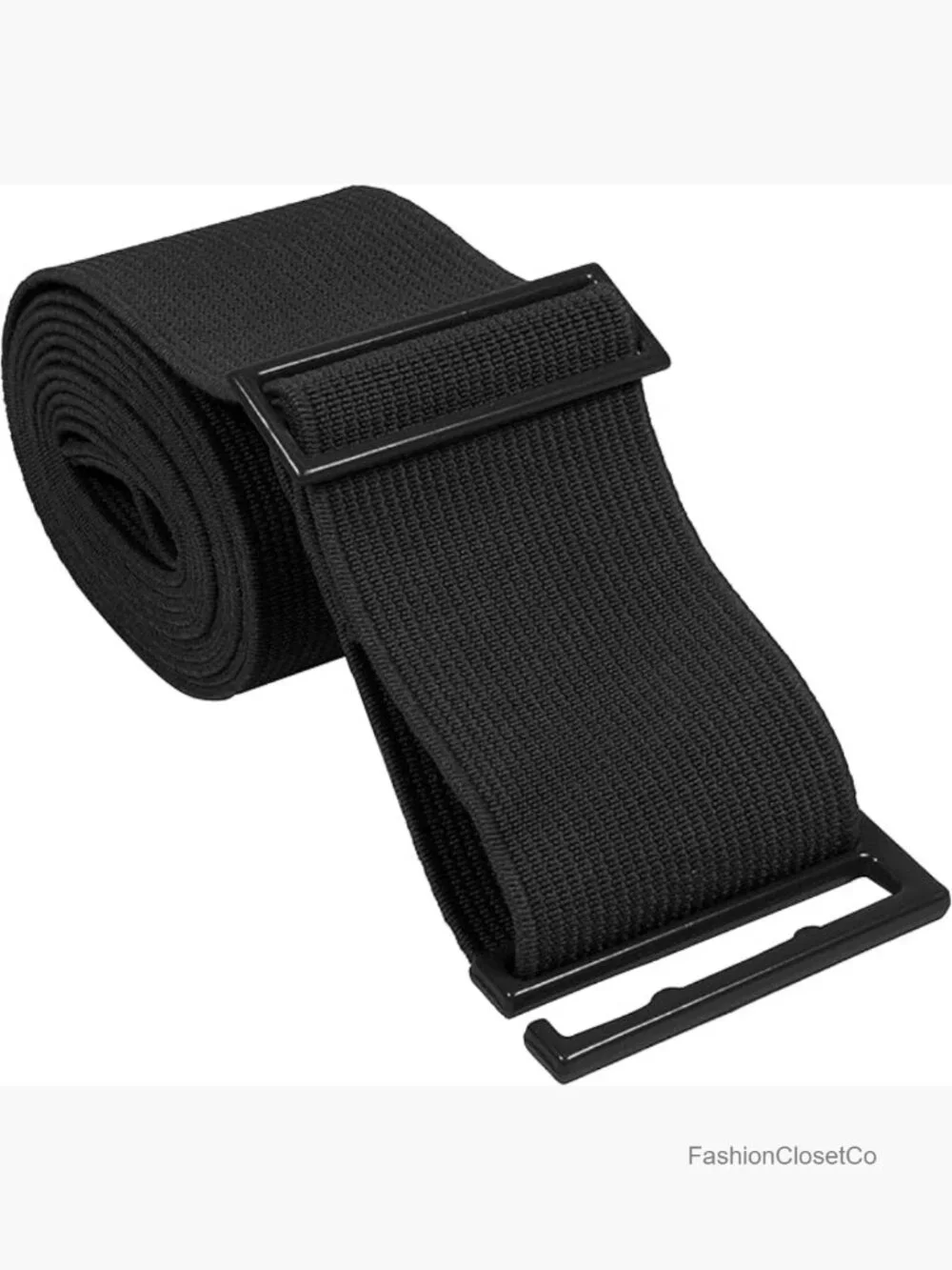 Invisible Elastic Skinny No Show Belt Adjustable Web Canvas
